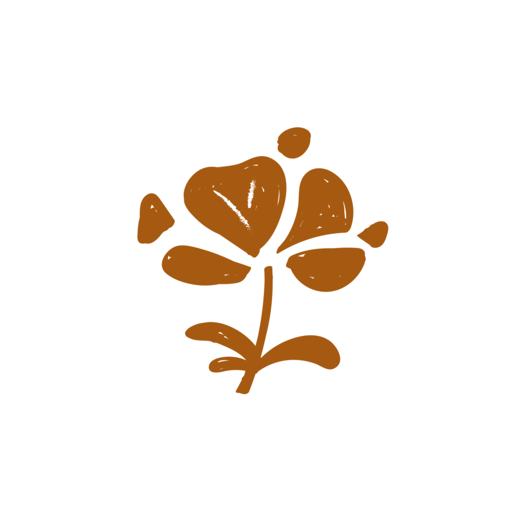 StudioSemit Icone Fleur Orange