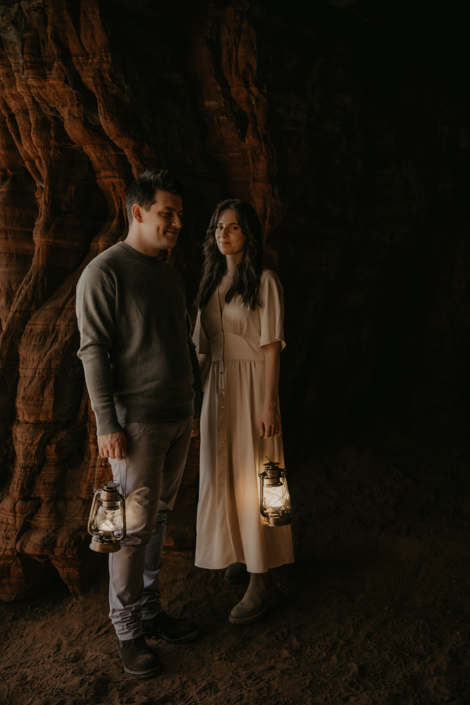 Portrait Chloé et Maxime lanternes