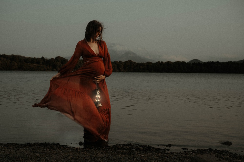 Photographe maternité grenoble studio semit